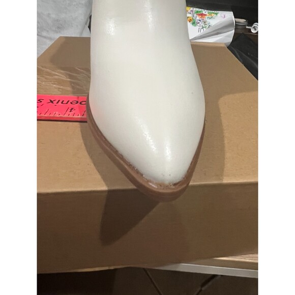 Laicigo Chunky Heel Ankle Block Slip On Short Chelsea Booties, 6 1/2 - Picture 8 of 9